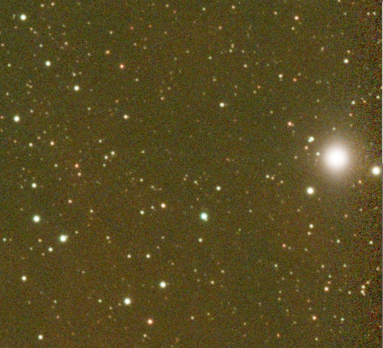 The same star field after Halo Swatter: the halo is removed and the star keeps its shape